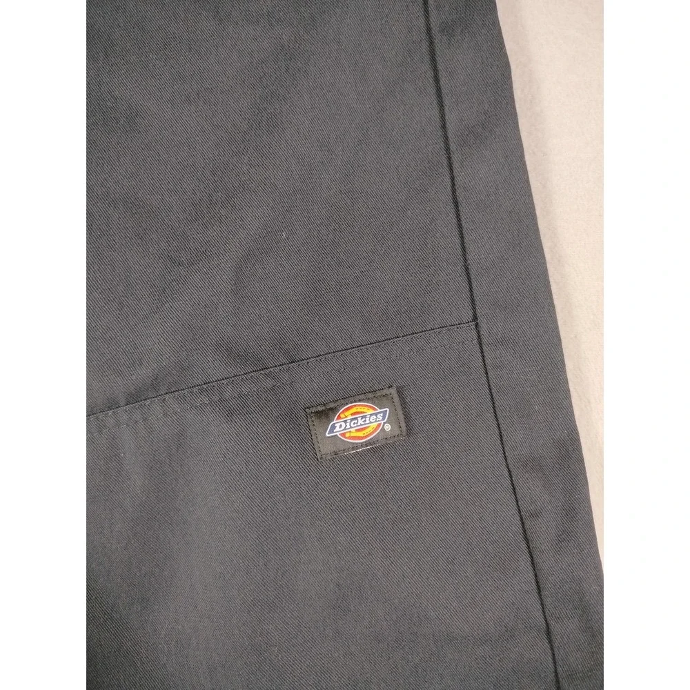 Dickies Pants Mens 40 Black Relaxed Fit Chino Workwear Utility Double Knees